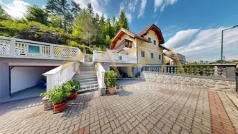 Expose Familienhaus mit Waldblick und XXL-Terrasse vor den Toren des Pörtschacher Zentrums!