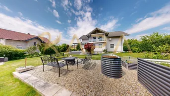 Expose Familientraum mit idyllischer Gartenoase für Kinderträume und Fernblick!
