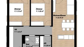 Expose 3 Zimmer Wohnung mit Loggia - Erstbezug 