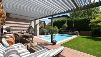 Expose Sonnige Gartenwohnung mit Pool und überdachter Terrasse verspricht Urlaubsfeeling pur