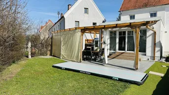 Expose Reiheneckhaus in Braunau am Inn - 105m² Wohnfläche, Garten, Terrasse &amp; Garage inklusive OPEN HOUSE 20.04.2024