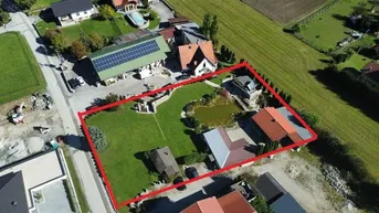 Expose Baugrundstück mit Schwimmteich und Troadkasten zwischen Schärding und Ried im Innkreis !