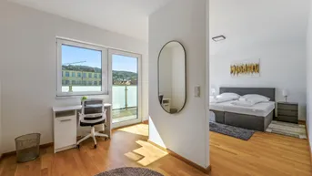 Expose Wohnen mit Weitblick – 115m2 Maisonette Wohnung mit zwei Terrassen und Top-Anbindung in Klosterneuburg