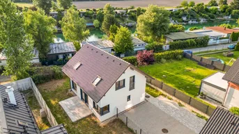 Expose Wohnen, wo die Ruhe zuhause ist – Einfamilienhaus am Donaukanal.