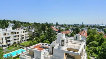 Expose Above It All – Ihr Hideaway Penthouse über den Weinbergen Wiens mit Pool - 166m2 Wohnfläche &amp; 143m2 Aussenflächen