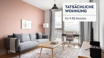 Expose Charmante 2 Zi Wohnung mit Balkon, Vienna 22 mit Wellness, Gym, Co-Working Fläche, U1 Kagran (VIE294)