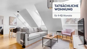 Expose 3 Zi Altbau im Dachgechoß, 5 min. von der U-Bahn U3 Kardinal-Nagl-Platz (VIE258)