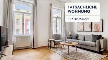 Expose Schöne Altbau 4Zi Wohnung im hippen 6. Bezirk nähe Volkstheater &amp; MQ (VIE356)