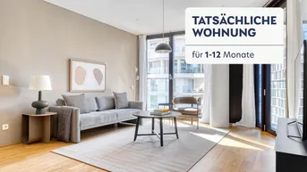 Expose Traumblick über Wien, BelMain Tower mit Gym, Wellness &amp; Lounge, 3 Zimmer + Balkon, 14. Stock, U-Bahn (VIE237)