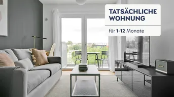 Expose Neubau mit Stil! 2 Zimmer mit Balkon und hipper Wohnküche! Sowie Parkett, Badewanne und Ausblick (VIE185)