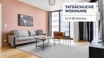 Expose Traumblick über Wien, BelMain Tower mit Gym, Wellness &amp; Lounge, 3 Zimmer + Balkon, 14. Stock, U-Bahn(VIE211)
