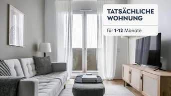 Expose Traumblick über Wien, 27. Stock Q-Tower mit Gym, Interspar &amp; Lounges, 2 Zimmer + Balkon, U-Bahn (VIE280)