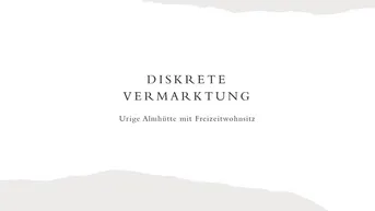 Expose Urige Almhütte mit Freizeitwohnsitz