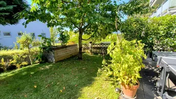 Expose Wohnen für die ganze Familie – Gartenwohnung mit Terrasse &amp; Tiefgarage in Toplage