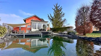Expose Idyllische Ruheoase – Haus mit Schwimmteich undgroßzügigem Grundstück in Hard!