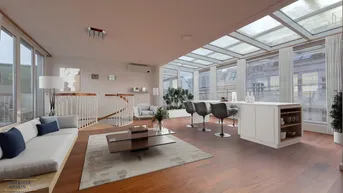 Expose Elegante Dachgeschoss-Maisonette mit Dachterrasse und Balkone, nahe Türkenschanzpark!