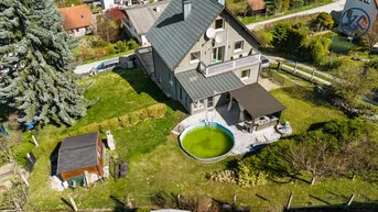 Expose Vielseitiges Wohnhaus mit Garten, Pool &amp; Ausblick – Ruhelage in Eichgraben