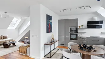Expose Luxus-Dachgeschosswohnung mit Galerie und zwei Terrassen in bester Lage des 9. Bezirks