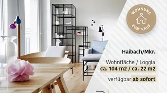 Expose PREMIUM LIVING! 4-Raum-Wohnung mit Loggia und TG-Platz