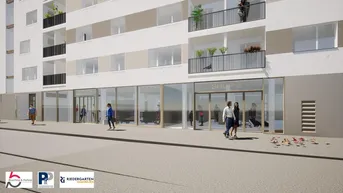 Expose Top-Geschäftsfläche in großvolumigem Neubau-Wohnprojekt in 1160 Wien zu mieten (bis zu 1.400 m² Nutzfläche möglich)