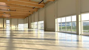 Expose WORK. SHOP. STORE. Flexible und hochmoderne Produktions-, Showroom- und Lagerflächen im Squarebizz Wien Nord!