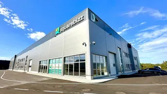 Expose WORK. SHOP. STORE. Flexible und hochmoderne Produktions-, Showroom- und Lagerflächen im Squarebizz Wien Nord!