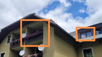 Expose 2-Zimmer Dachwohnung mit Loggia und Garten