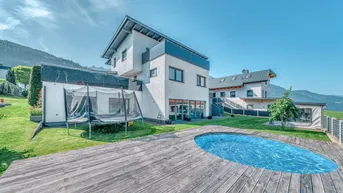 Expose Rarität!! Exklusives Zweifamilienhaus in Bestlage von Mieming mit Panoramablick, Garten &amp; Pool