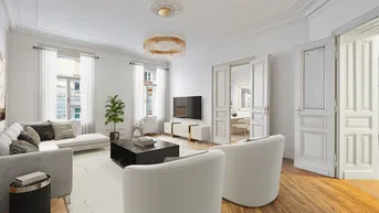 Expose Sanierte Altbauwohnung mit Freiflächen in Spittelberg-Nähe