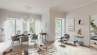 Expose Grünblick ins Quartier Starhemberg - 4 Zimmerwohnung mit Balkon