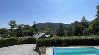 Expose 2371 Hinterbrühl | VILLA für Großfamilie| Pool | Einlieger-Wohnung/Büro| Süd - Fernblick | Privatsphäre