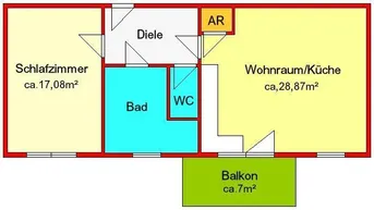 Expose Provisionsfrei: möblierte 2-Zimmer-Neubauwohnung mit großem Balkon und Autostellplatz - zentral in Semriach