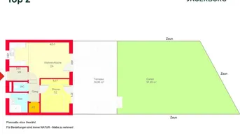 Expose Erstbezug - 2-Zimmer - GARTEN-Wohnung mit Riesen-Terrasse und TG-Stellplatz