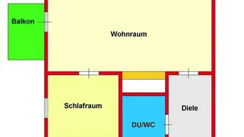 Expose kleines Stadtapartment mit Balkon zwischen Dietrichsteinplatz und Herz-Jesu-Kirche in TU-Nähe