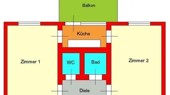 Expose PROVISIONSFREI neuwertige 2 Zimmerwohnung mit Balkon - nähe LKH/Med-UNI - Ragnitzstraße ab 01.12.2024