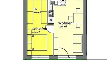 Expose Provisionsfreie 2-Zimmerwohnung mit überdachter Westterrasse direkt bei LKH