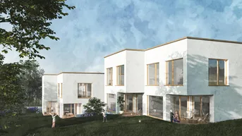 Expose Moderne Doppelhäuser mit Terrassen, Eigengarten und überdachtem Stellplatz in Grün-Ruhe-Lage - Graz-St.Veit