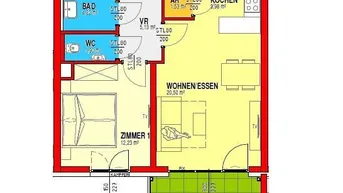 Expose Moderne Neubauwohnung mit großem Balkon und Tiefgarage in ruhiger Lage bei ORF-Park zu verkaufen!