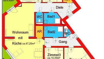 Expose großzügige 5-Zimmer-Neubauwohnung mit zwei kleinen Terrassen und Tiefgarage im Villenvierteln zwischen UNI und LKH - Nähe Hilmteich