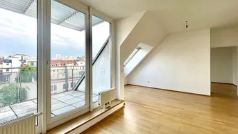 Expose 3-Zimmer Dachgeschosswohnung auf 2 Ebenen mit Terrasse in 1050 Wien