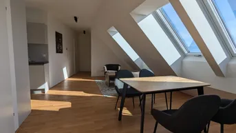 Expose Geräumige, vollmöblierte 3-Zimmerwohnung mit Terrasse und Klimaanlage nahe Floridsdorf Bahnhof
