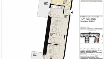 Expose 2 Zimmer Terrassentraum im 22. Bezirk | U2 Hardeggasse nur wenige Gehminuten entfernt