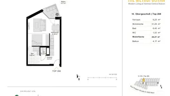 Expose The Metropolitan | 14. OG | Balkon | mit vielen Extras