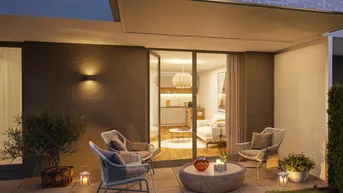 Expose Vollmöblierte 2- Zimmer-Wohn-Oase mit Terrasse und Klimaanlage (1. Monat mietfrei)