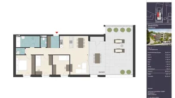 Expose Wohnanlage "Hillside" - Traumhafte 4-Zimmerwohnung mit riesiger Terrasse - Top 12
