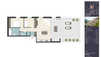 Expose Wohnanlage "Hillside" - Traumhafte 3-Zimmerwohnung mit imposanter Terrasse - Top 17