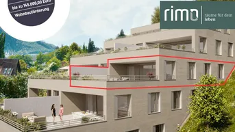 Expose Wohnanlage "Hillside" - Traumhafte 3-Zimmerwohnung mit imposanter Terrasse - Top 17