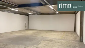 Expose Lagerfläche von ca. 155 m² im Ergeschoss mit Rolltor