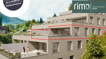 Expose Wohnanlage "Hillside" - Traumhafte 3-Zimmerwohnung mit imposanter Terrasse - Top 17