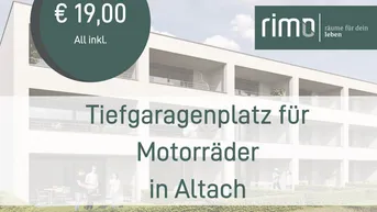 Expose Tiefgaragenplatz für Motorräder in Altach